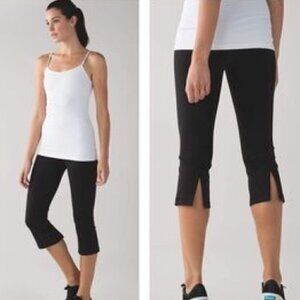 Lululempon Gather and Crow Striped Pink Crop